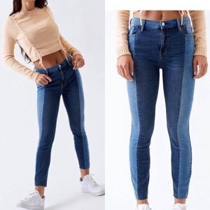 High Rise Pacsun Two Ton Skinny Jeans, Size 24